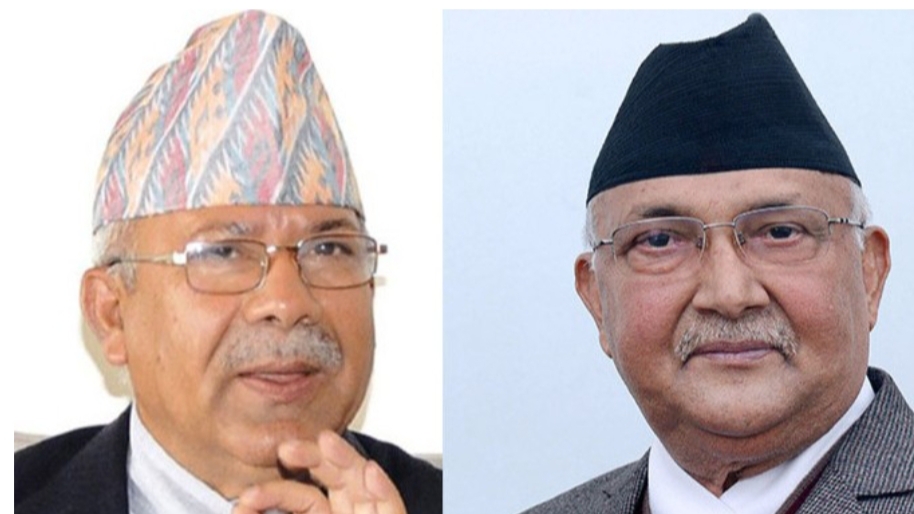 ओली-नेपाल भेट, पार्टीको अबको नेतृत्व लिन ओलीद्वारा नेपाललाई आग्रह