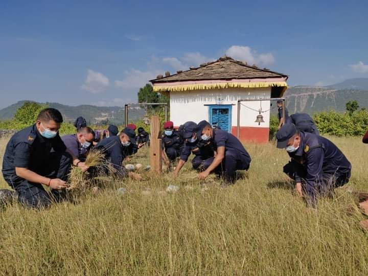 प्रहरी दिवसमा सरसफाइ कार्यक्रम सम्पन्न