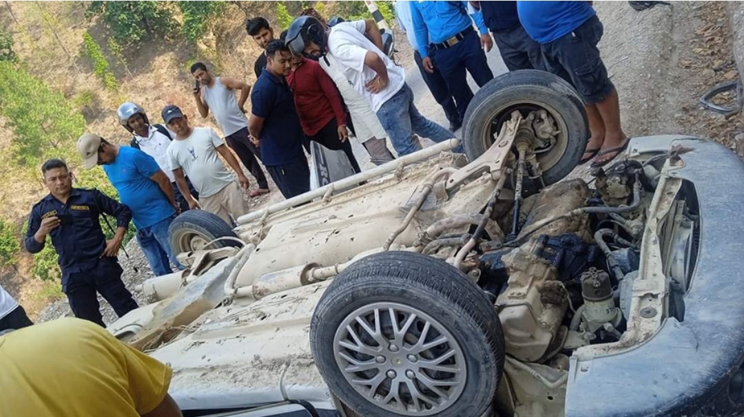 स्वर्गद्वारी दर्शन गरेर फर्केका तीर्थयात्री चढेको गाडी दुर्घटना, आठ जनाको मृत्यु