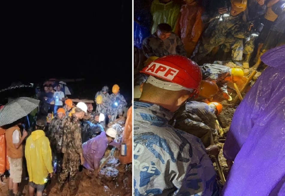 कास्कीमा पहिरोले घर पुरिँदा एकै घरका ७ जनासहित ११ जनाको मृत्यु, ४ जना घाइते
